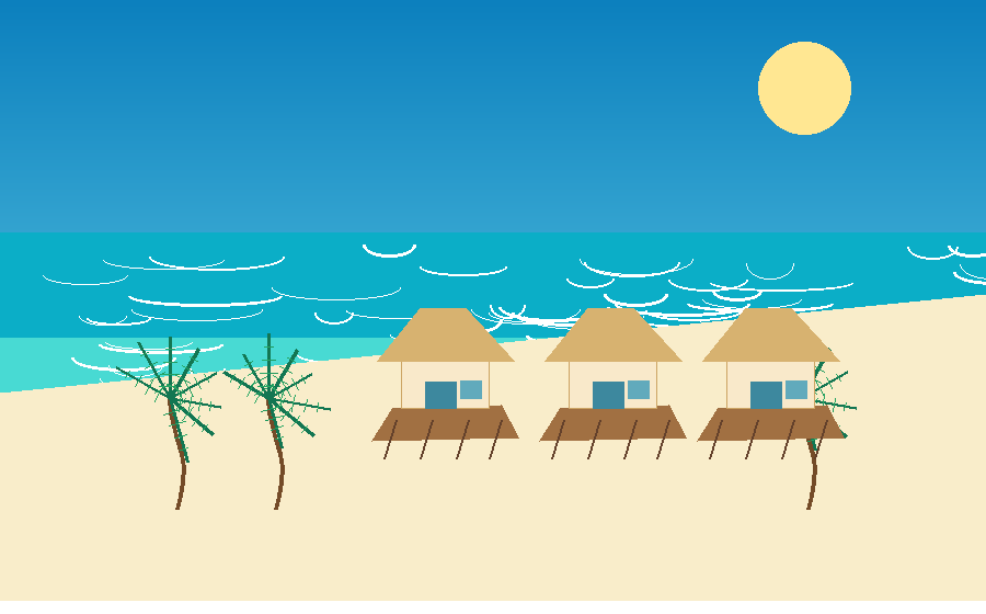 Kuramathi Maldives beach